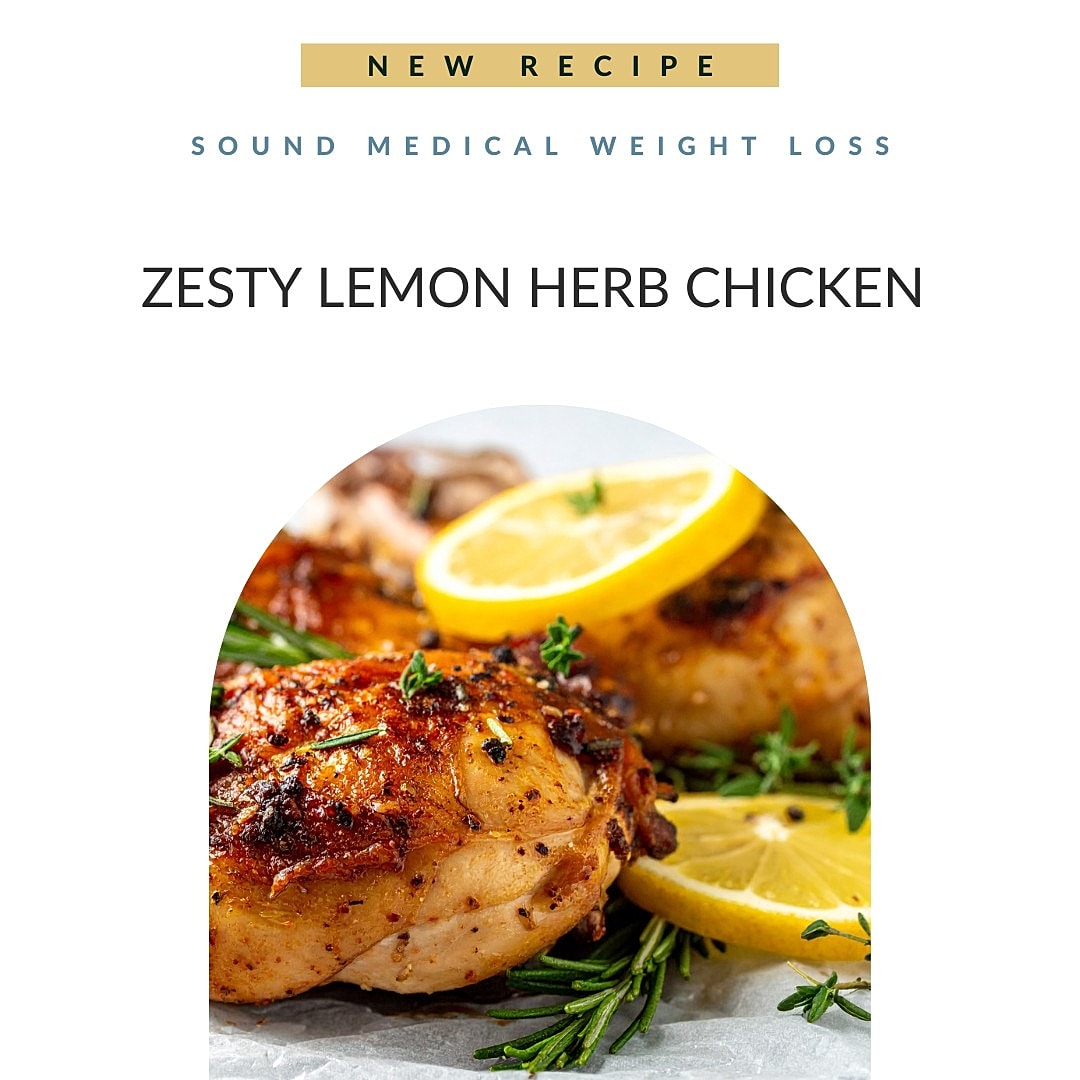 Zesty lemon herb chicken dish with fresh herbs
