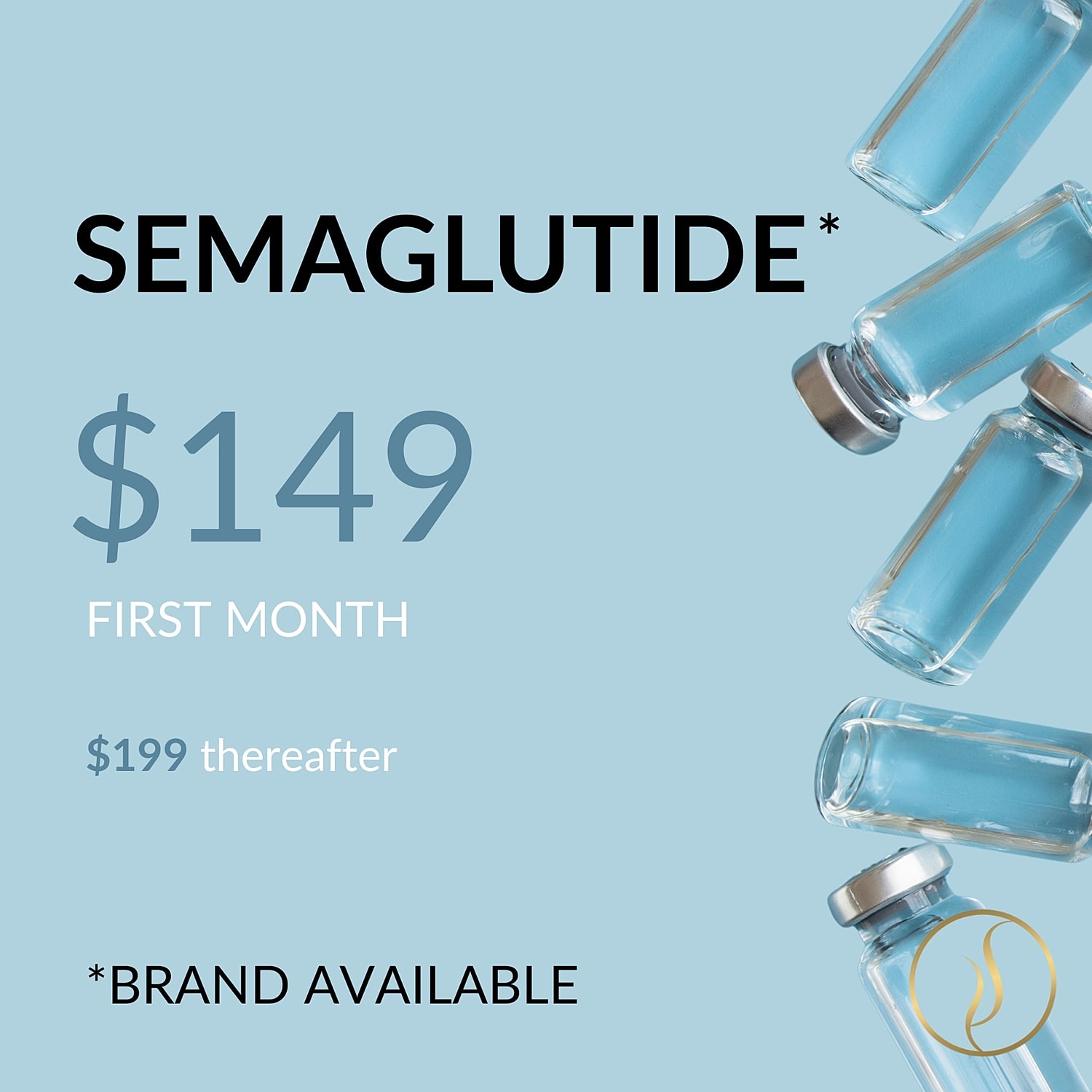 Semaglutide pricing and promotional offer details.