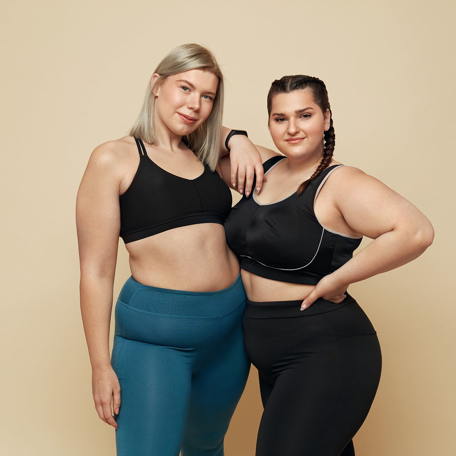 Woman exercising with a medicine ball outdoors.